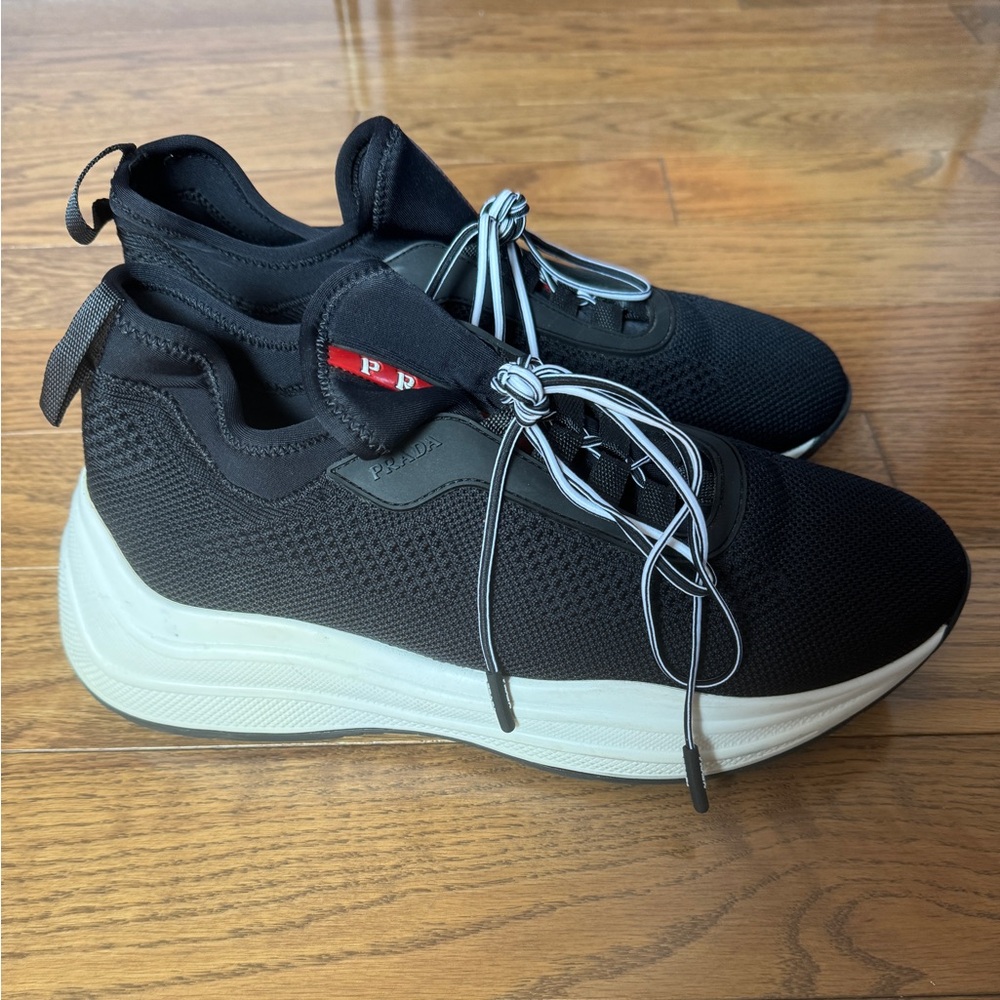 Prada Mesh Neoprene Sneakers